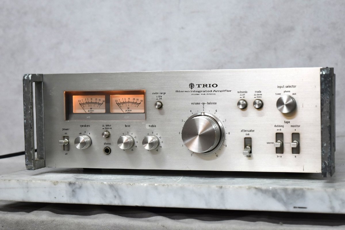 【J】TRIO KA-5500 プリメインアンプ トリオ 2608435