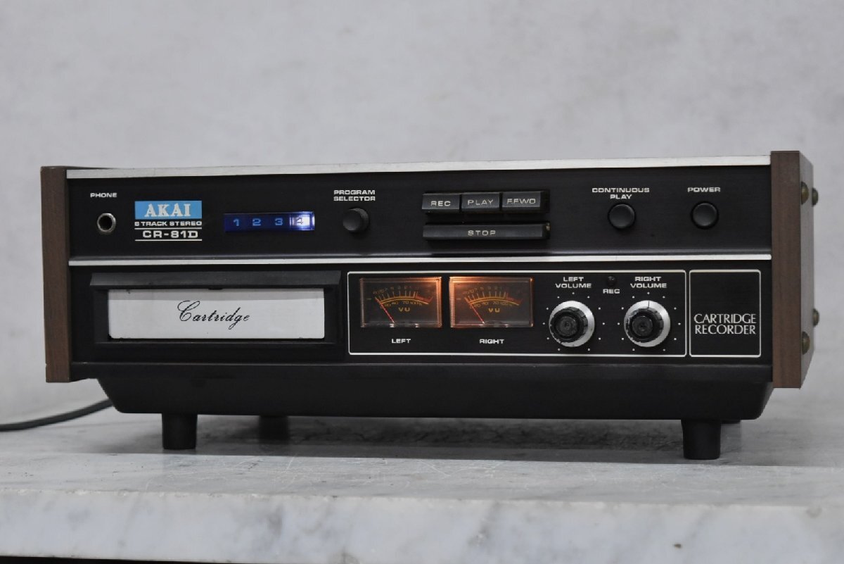 【G】AKAI CR-81D 8トラックデッキ アカイ 2608582