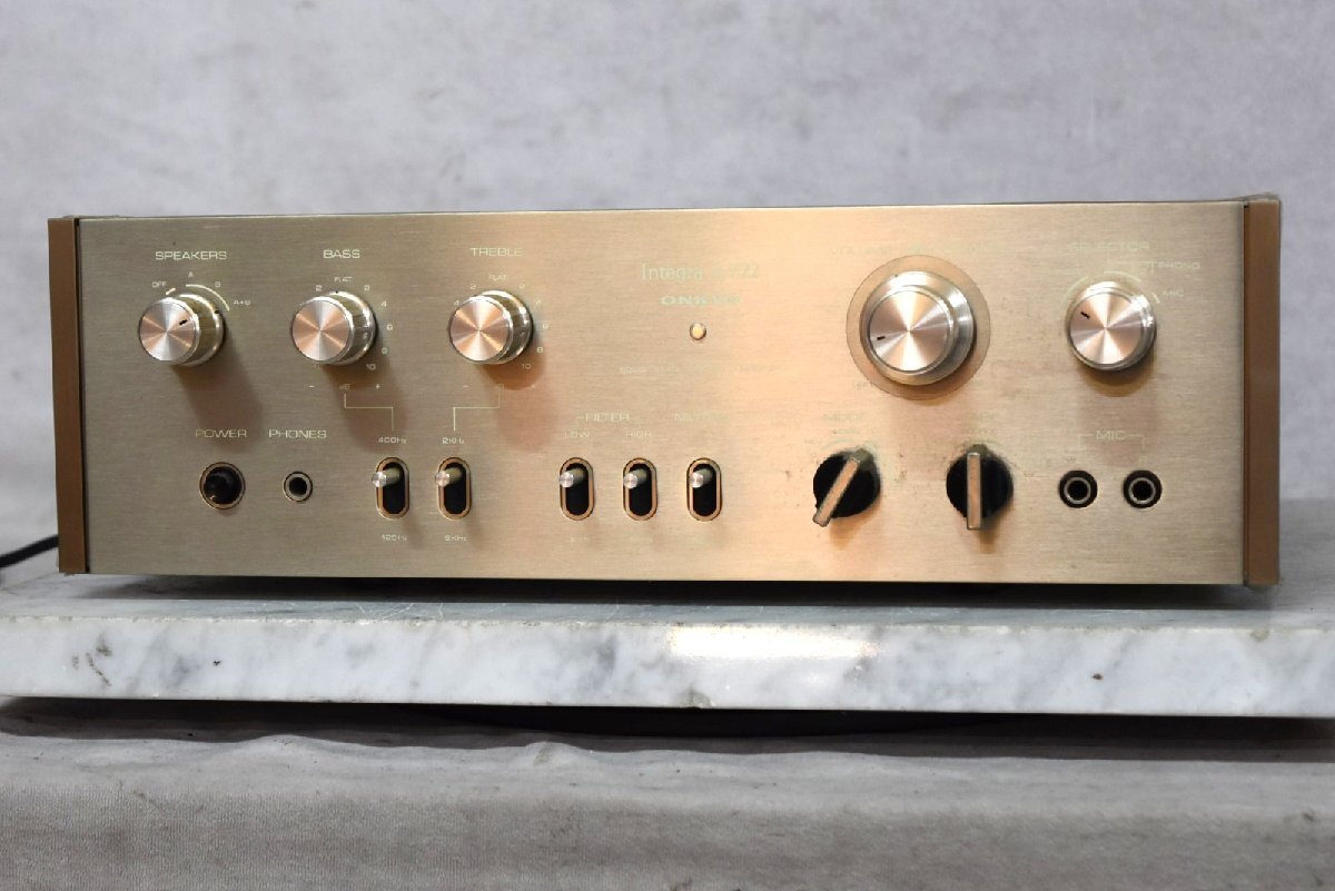 【D】ONKYO A-722 プリメインアンプ オンキヨー 2608588
