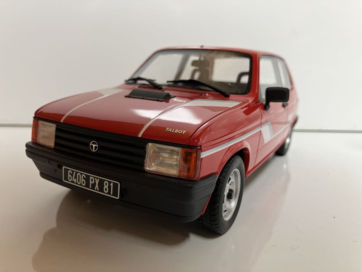 オットー　タルボ　サンバ　ラリー　Otto Mobile 1/18 Scale Resin OT112 - Talbot Samba Rallye - Red 模型　ミニカー　京商