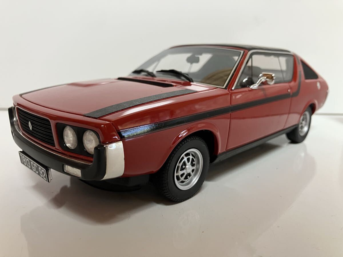 Renault ルノー 17 TS 1977 /OTTO MOBILE オット 1/18 レジン ミニカー　京商　完成品