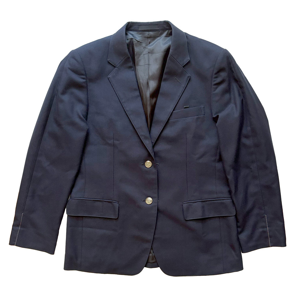 3408 | 大高中学校 名古屋市立 愛知 | 制服上衣 | ブレザー | 冬服 | 170A | 大きいサイズ | 紺 | 匿名配送 | ゆうパケット発送