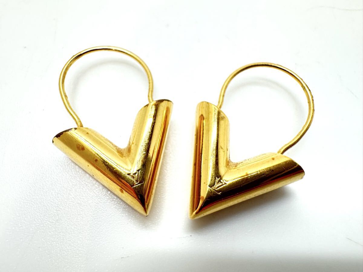 ◇LOUIS VUITTON ルイ ヴィトン フープ イヤリング ピアス エセンシャルV アクセサリー M61088 LE0188 ゴールド レディース 小物