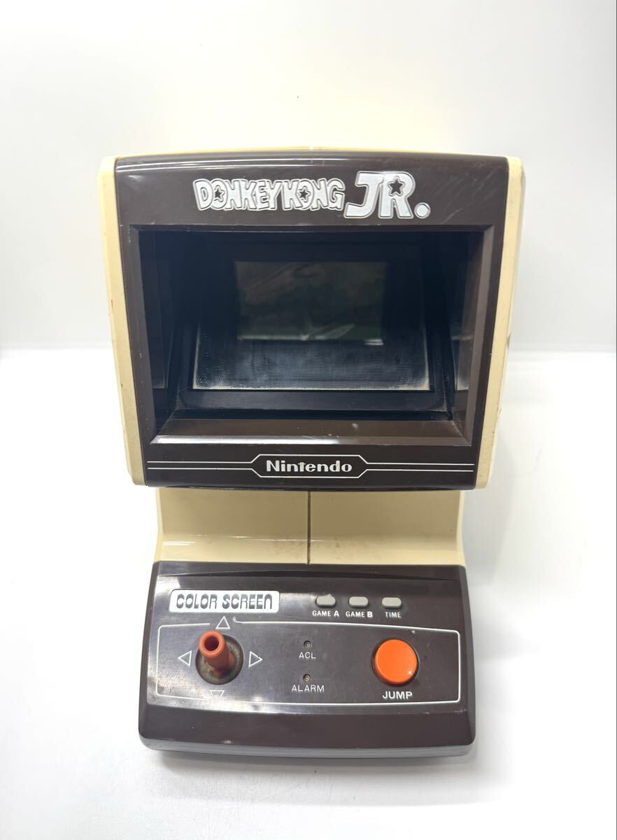 ◇Nintendo ゲームウォッチ ドンキーコングジュニア CJ-71 DONKEY KONG JR. カラースクリーン 希少 レトロ 任天堂 当時物 コレクション