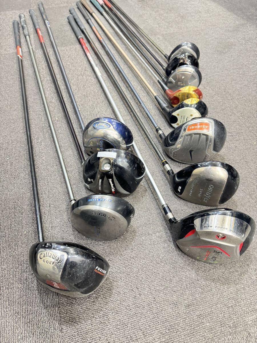 ◇ドライバーセット ウッドセット まとめ売り キャロウェイ ナイキ Founders Club DUNLOP ダンロップ Cartiss GULLIVER ゴルフまとめ