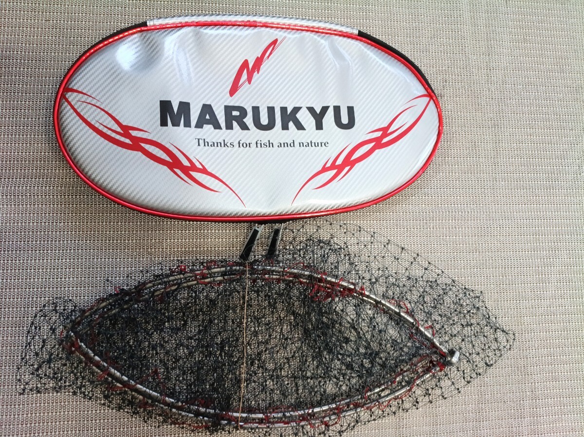 ■シマノ ステン タモ枠 四つ折り 60 + MARUKYU タモ枠ケース付き