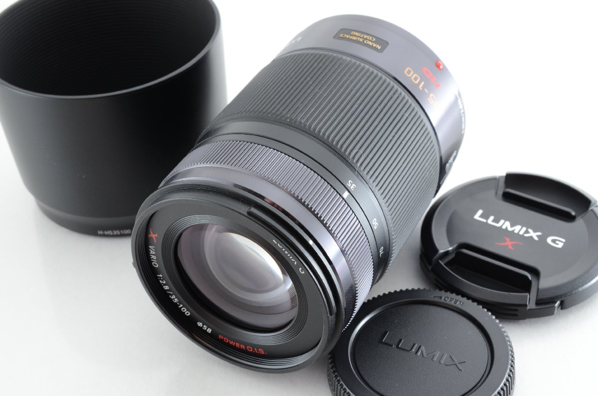 #C525 ★並品★Panasonic LUMIX G X VARIO 35-100mm F2.8 POWER O.I.S. H-HS35100 パナソニック ルミックス