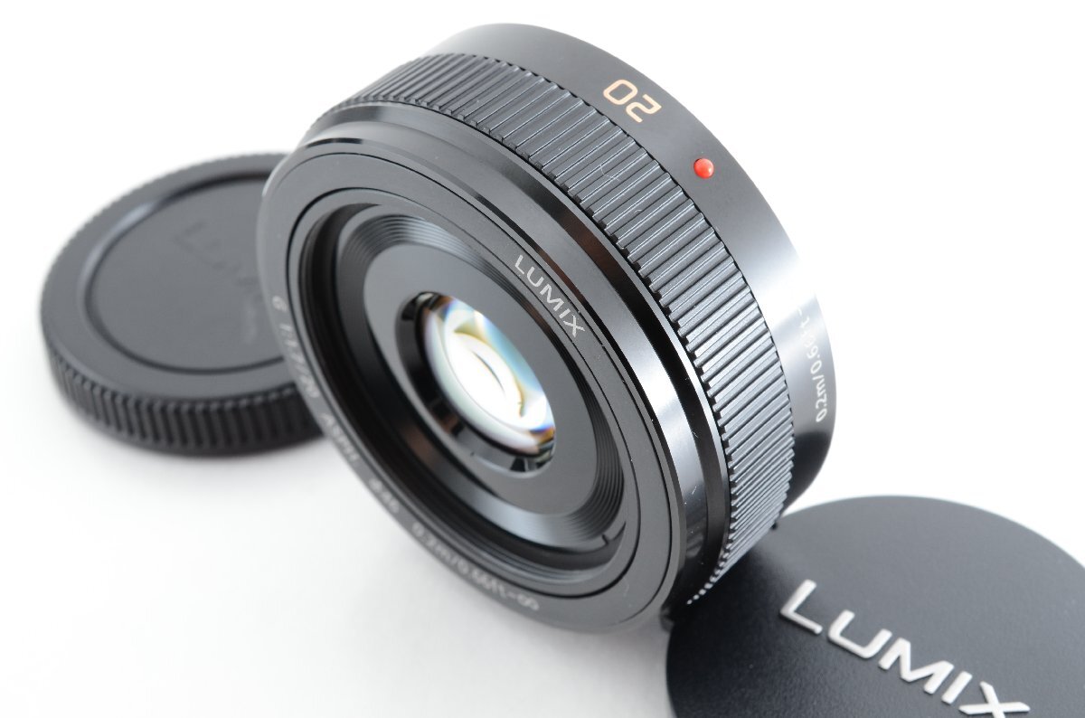 #C561 ★新品級！★Panasonic LUMIX G 20mm F1.7 II ASPH. ブラック H-H020A-K パナソニック ルミックス