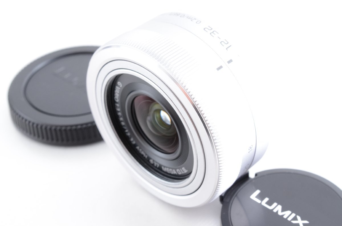 #C563 ★新品級！★Panasonic LUMIX G VARIO 12-32mm F3.5-5.6 ASPH. MEGA O.I.S. シルバー H-FS12032-S パナソニック ルミックス