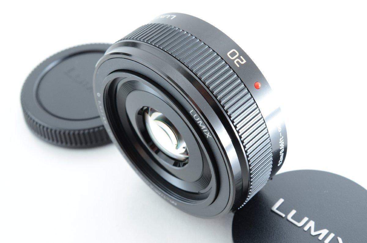 #C569 ★新品級！★Panasonic LUMIX G 20mm F1.7 II ASPH. ブラック H-H020A-K パナソニック ルミックス