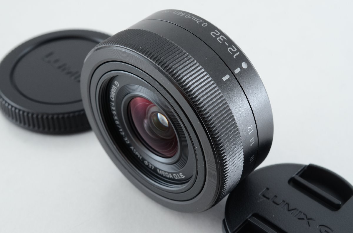 #C509 ★新品級！★Panasonic LUMIX G VARIO 12-32mm F3.5-5.6 ASPH. MEGA O.I.S. ブラック H-FS12032-K パナソニック ルミックス