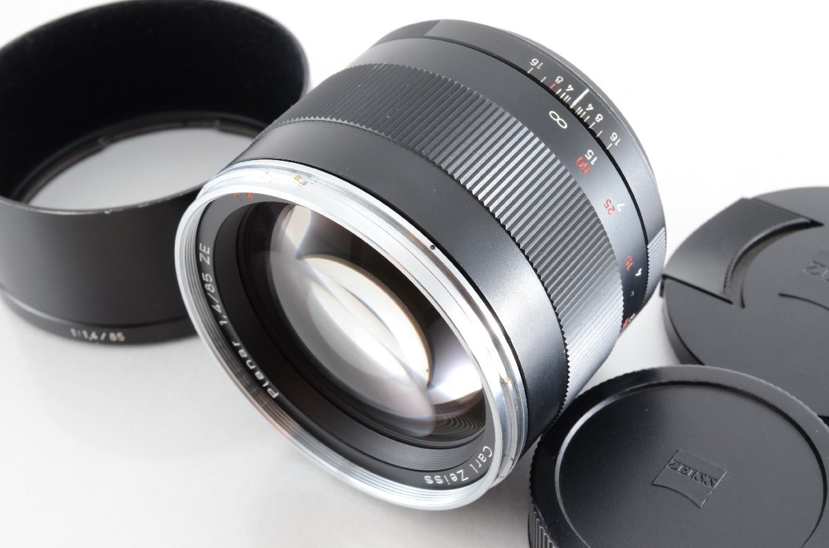 #C577 ★並品★Carl Zeiss Planar T* 85mm F1.4 ZE for CANON EF-mount カールツァイス プラナー キヤノン