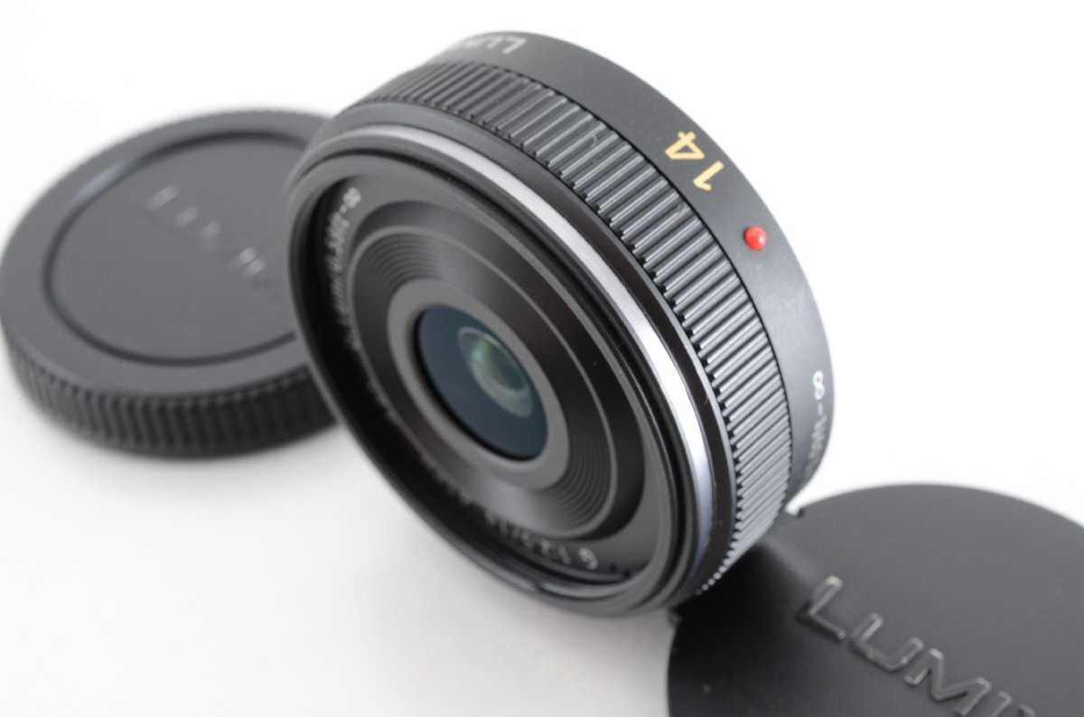 #C579 ★極上品！★Panasonic LUMIX G 14mm F2.5 ASPH. H-H014 ブラック パナソニック ルミックス