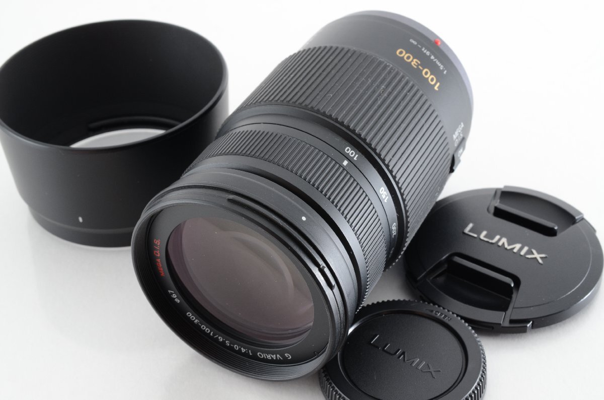 #C600 ★超美品！★Panasonic LUMIX G VARIO 100-300mm F4.0-5.6 MEGA O.I.S. H-FS100300 パナソニック ルミックス