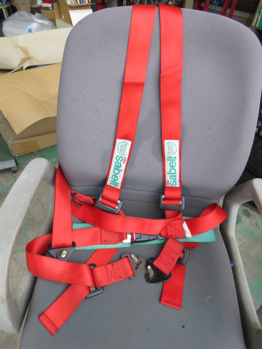 sabelt☆サベルト4点式シートベルト４×４中古品