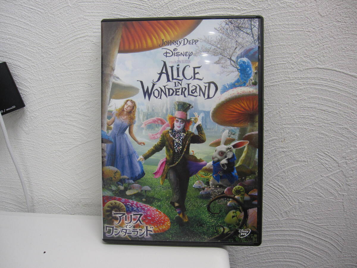 ★#PG19 【中古品】DVD ディズニー映画 アリス・イン・ワンダーランド ティム・バートン監督、ジョニー・デップ出演