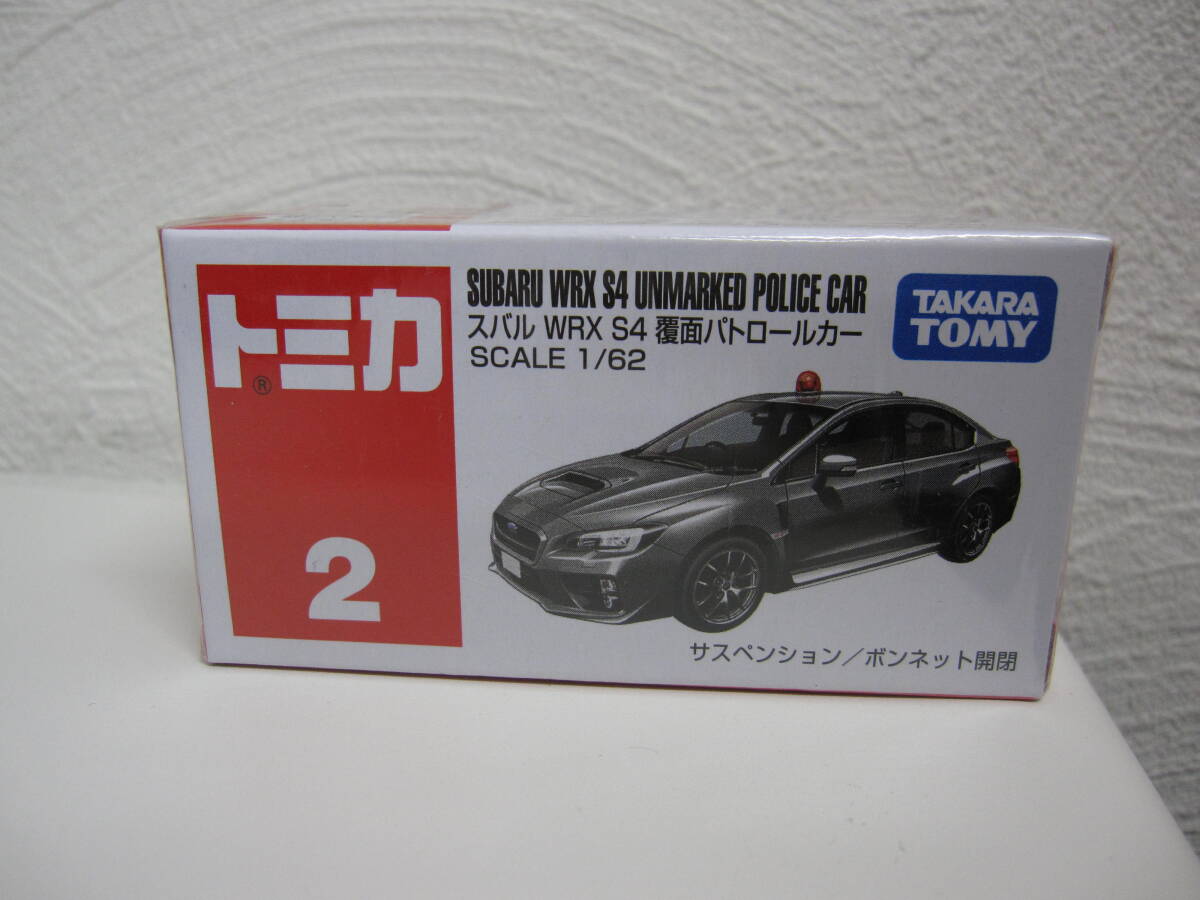★#1526 【保管品】トミカ シリーズ No.2 スバル WRX S4 覆面パトロールカー SUBARU WRX S4