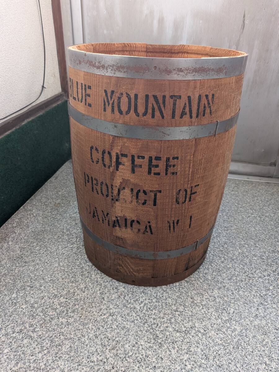 ☆＃1462　長期保管品　ブルーマウンテン　樽　コーヒーバレル　空樽