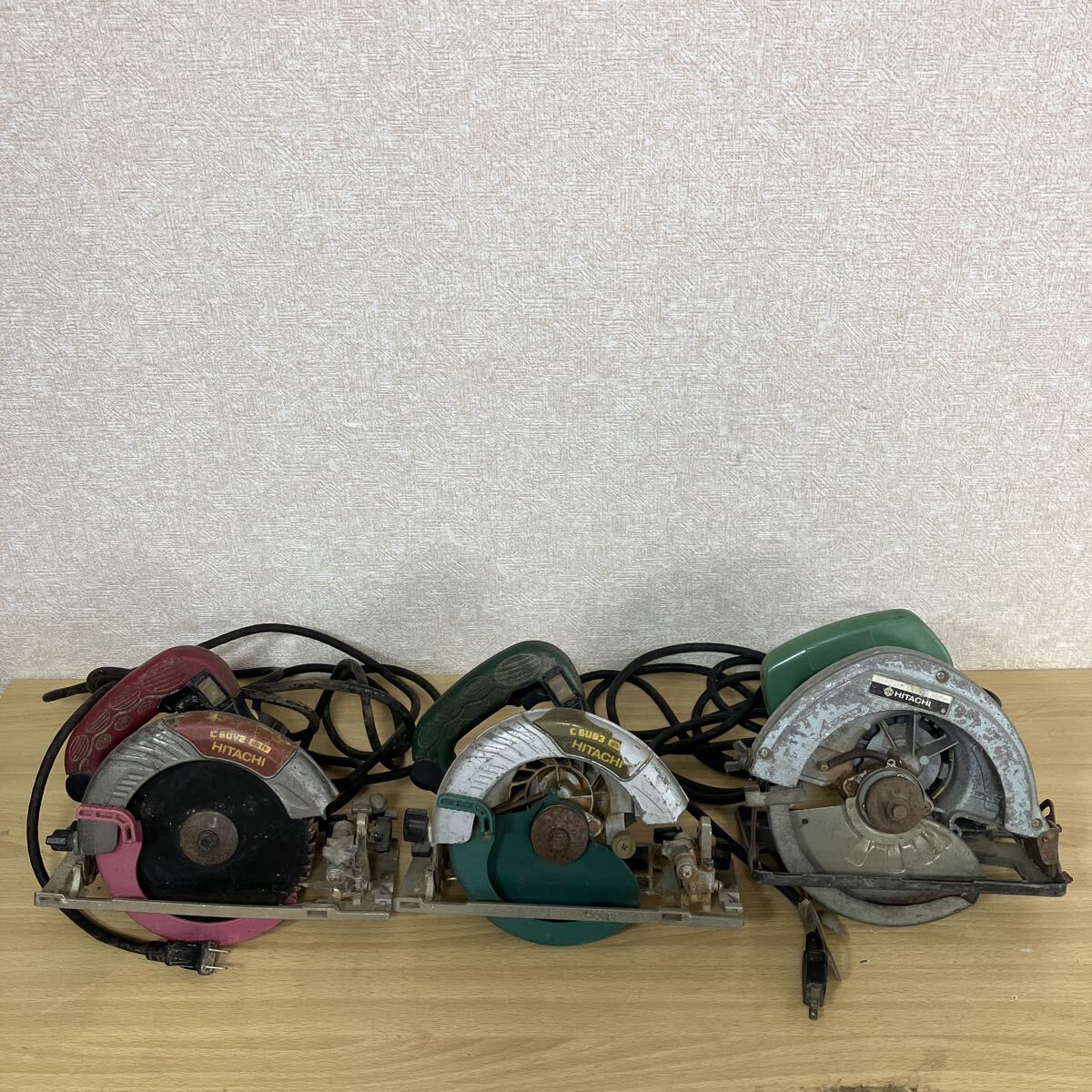日立工機 丸ノコ ノコギリ FC7B 185㎜ C6UB3 165㎜ C6UV2 165㎜ 電動工具 DIY用品 まとめて 3点 8 サ 9923
