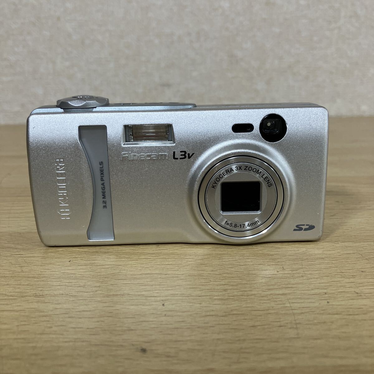 KYOCERA 京セラ Finecam L3v レンズ f=5.8-17.4㎜ デジタルカメラ コンパクトカメラ デジカメ 通電確認済み 8 サ ス 2763