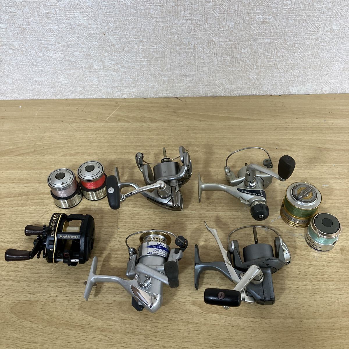 リール Daiwa ダイワ SHIMANO シマノ SS-10AC HARRIER-S REGAL-S BB-X3000 TWINPOWER Mg 4000 まとめて 5点 8 サ 9947