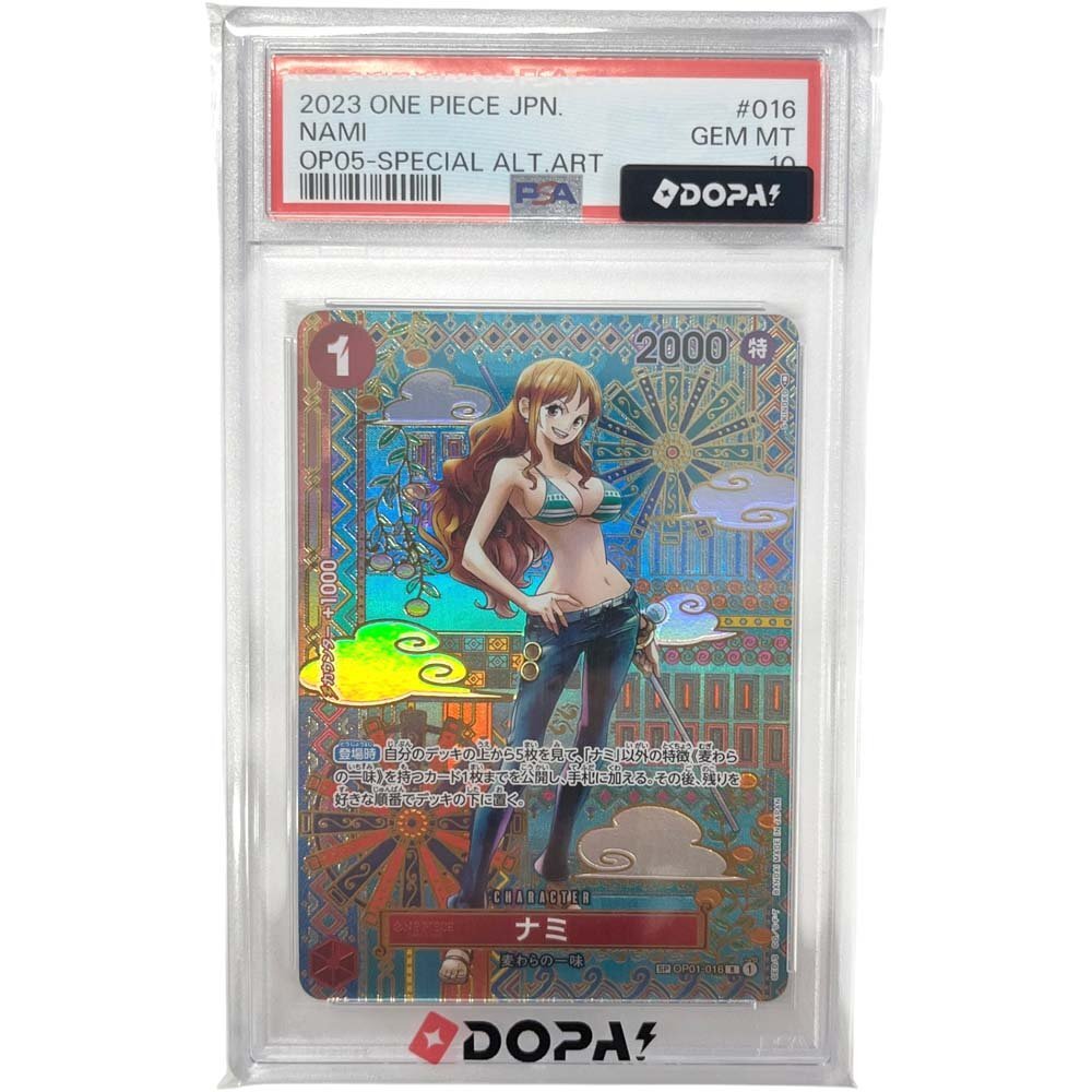 南店26-2624【PSA10】ワンピースカード SP OP01-016 R ナミ DOPA！ コレクション トレーディング m007