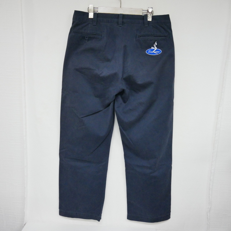 【1円】Supreme 国内正規 25SS Pin Up Chino Pant ピンナップガールロゴ チノパンツ チノパン Navy ネイビー 紺 32