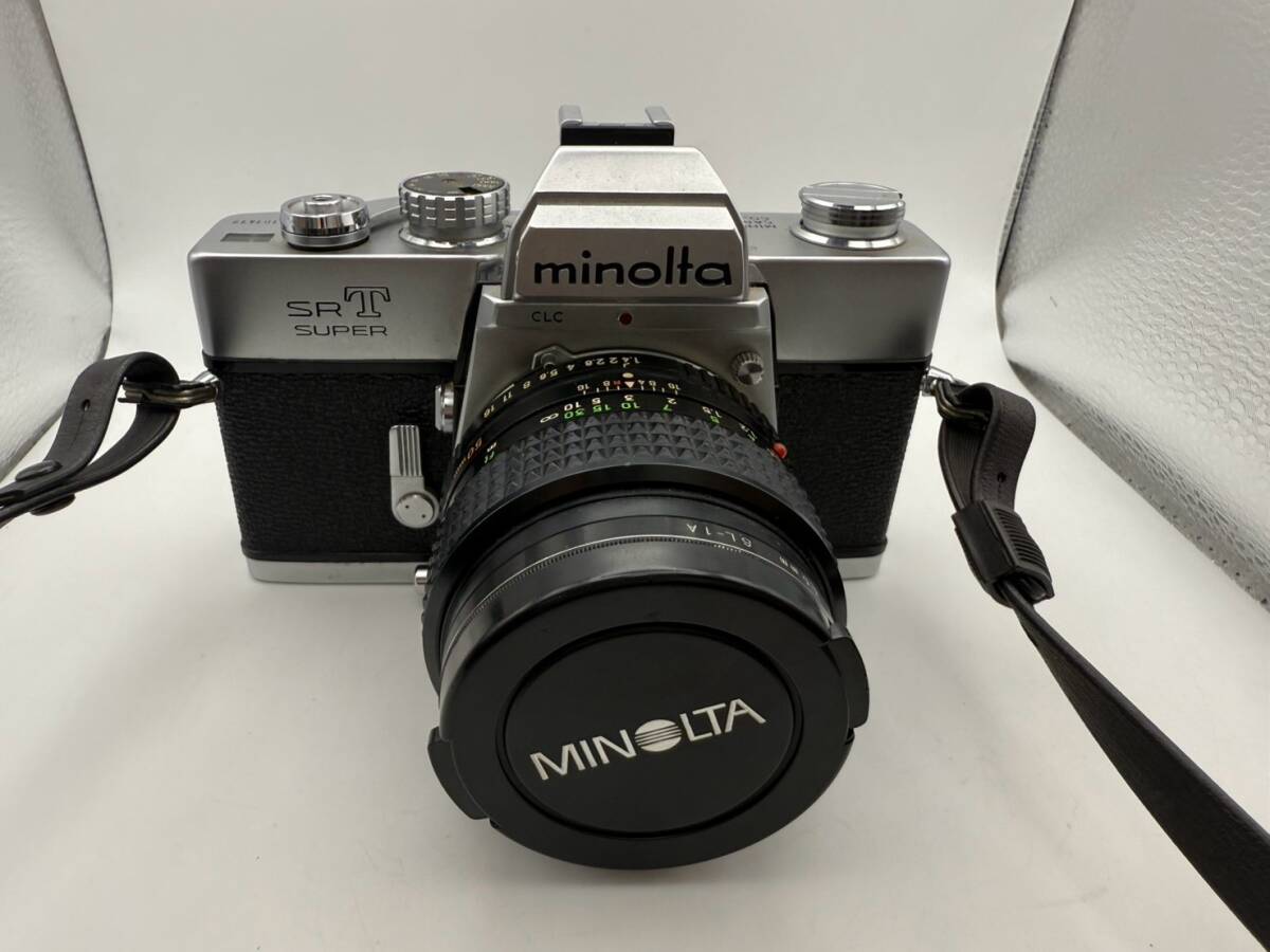 【1円スタート】MINOLTA SR-T SUPER ミノルタ 35㎜フィルム一眼レフカメラ 1167472 / レンズ MINOLTA MC ROKKOR-PG 1:14 f＝50㎜