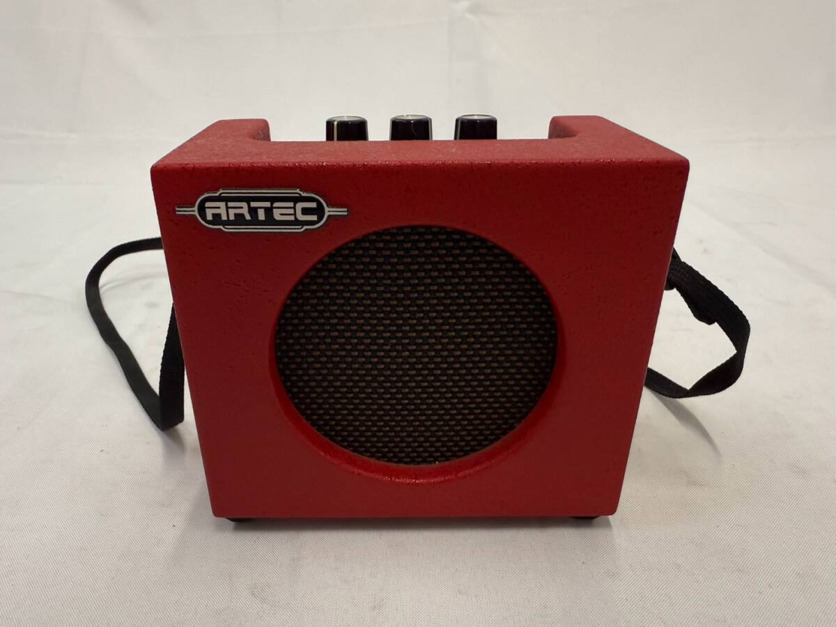 【1円スタート】ARTEC アーテック ポータブル・ミニギターアンプ MA3T