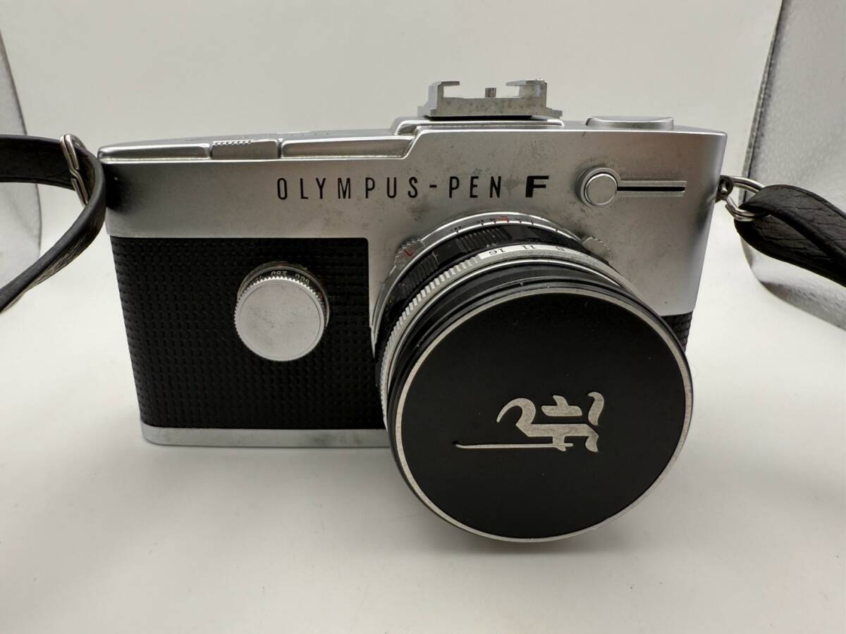 【1円スタート】OLYMPUS-PEN F オリンパス-ペン エフ ハーフサイズ一眼レフカメラ 114176