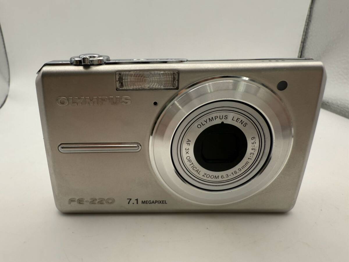 【1円スタート】OLYMPUS FE-220 オリンパス コンパクトデジタルカメラ