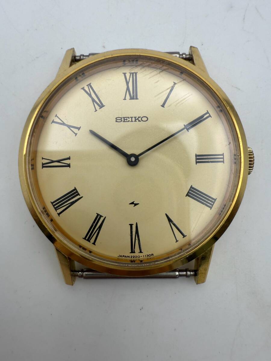 【1円スタート】SEIKO Chariot セイコー シャリオ ブランド腕時計 2220-0430 盤面のみ