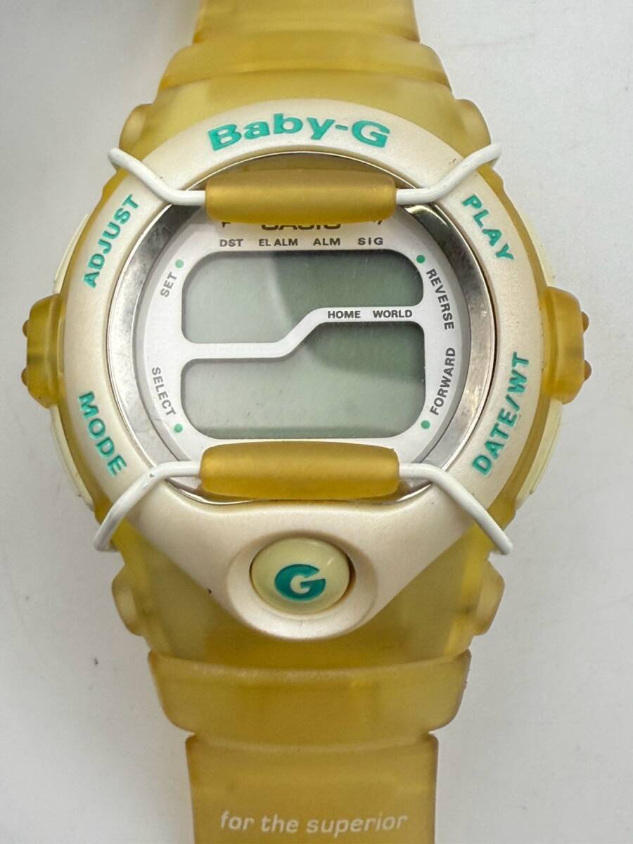 【1円スタート】CASIO Baby-G カシオ ベビージー ブランド腕時計 BGT-100WF