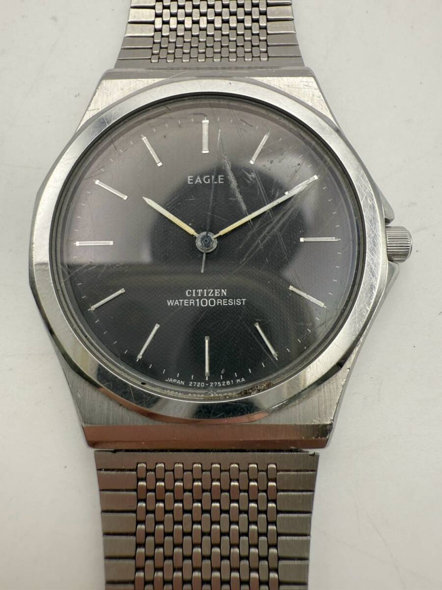 【1円スタート】CITIZEN EAGLE シチズン イーグル ブランド腕時計 2730271807 TA