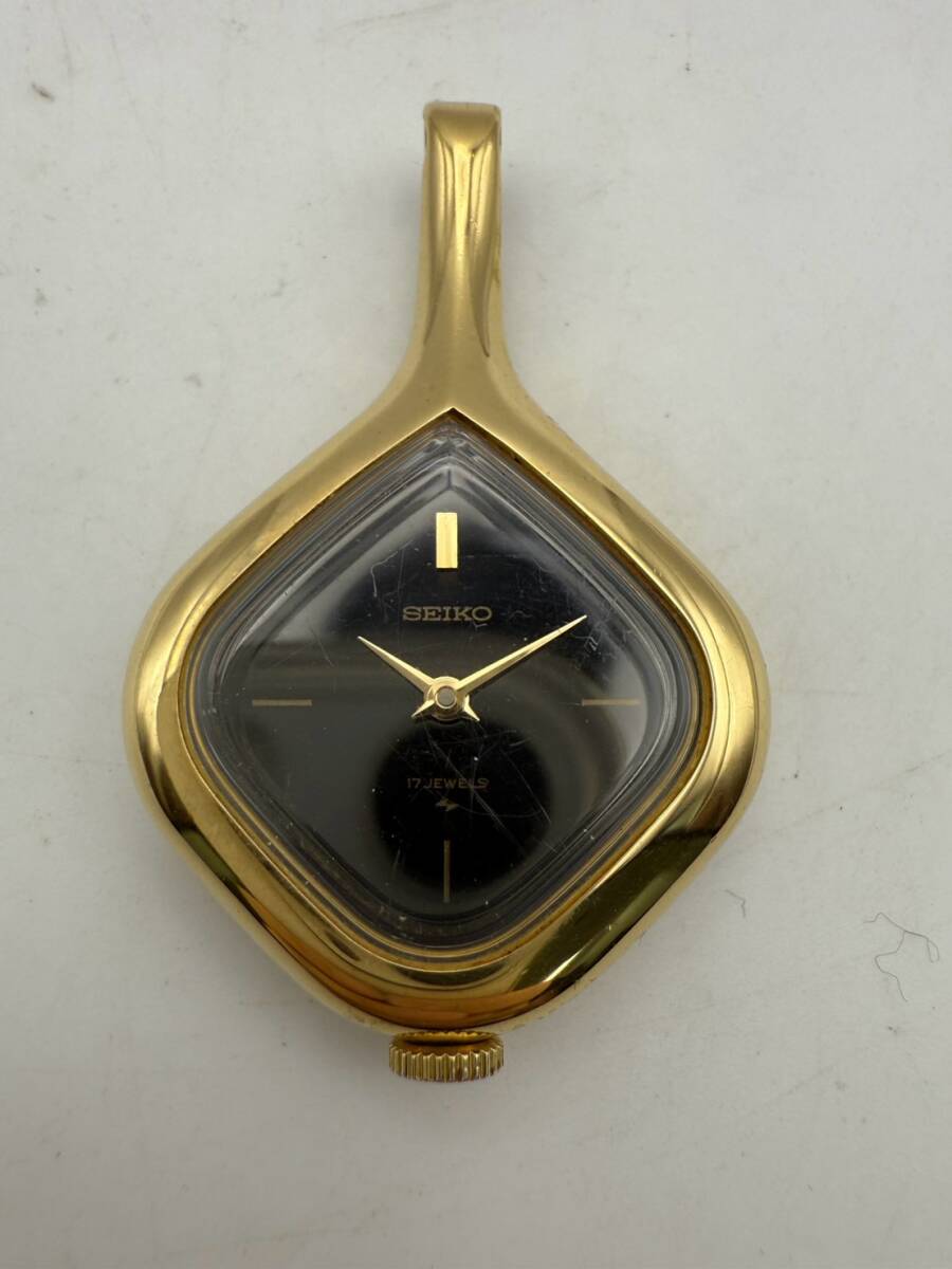 【1円スタート】SEIKO セイコー ヴィンテージ 手巻き式ペンダントウォッチ