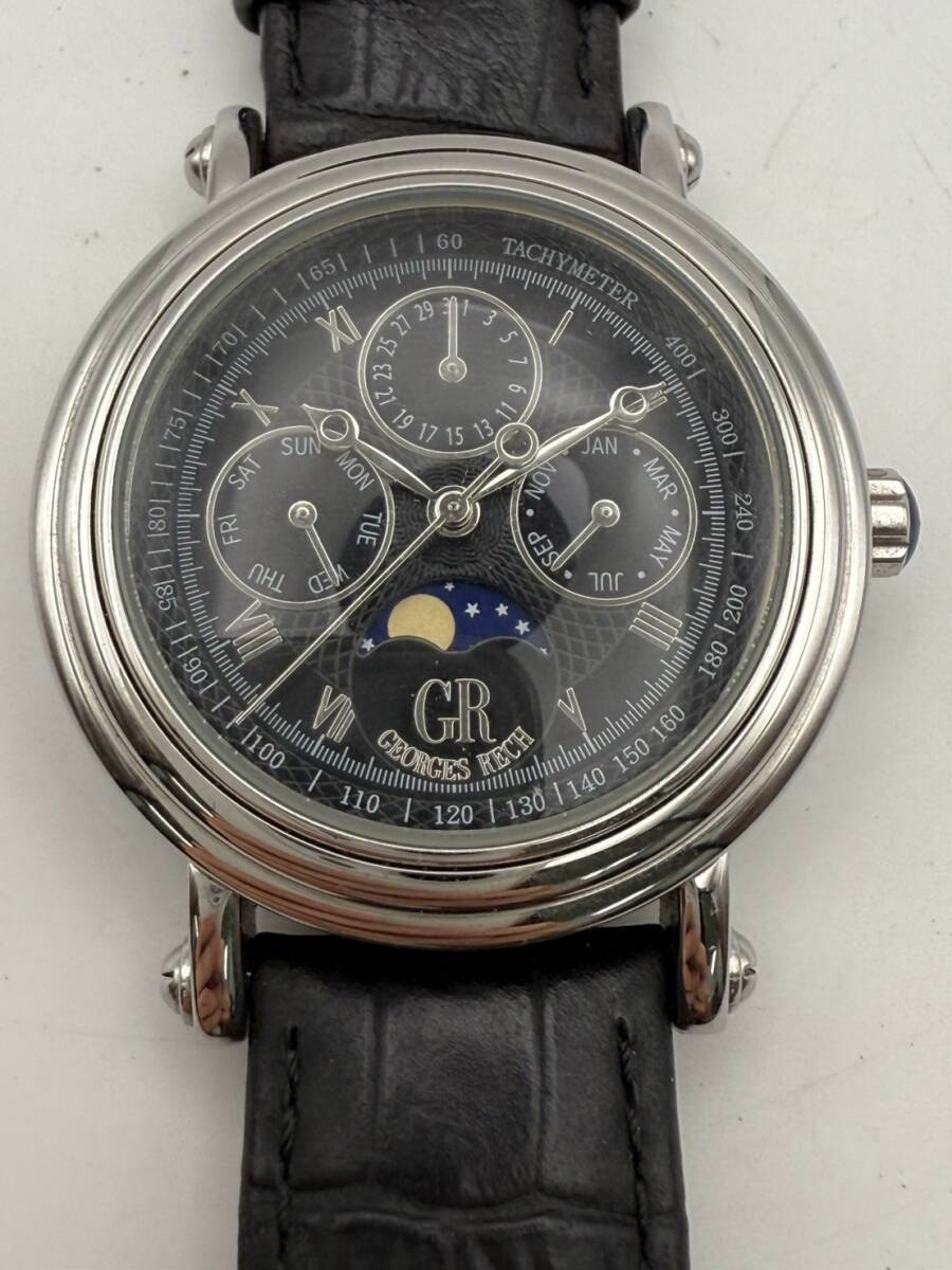 【1円スタート】GEORGES RECH ジョルジュ・レッシュ メンズ腕時計 GR-5363
