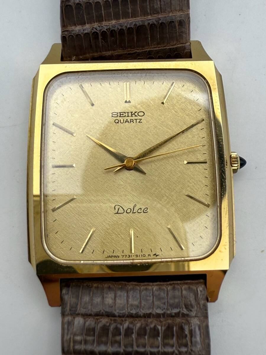 【1円スタート】SEIKO Dolce セイコー ドルチェ ブランド腕時計 7731-5110