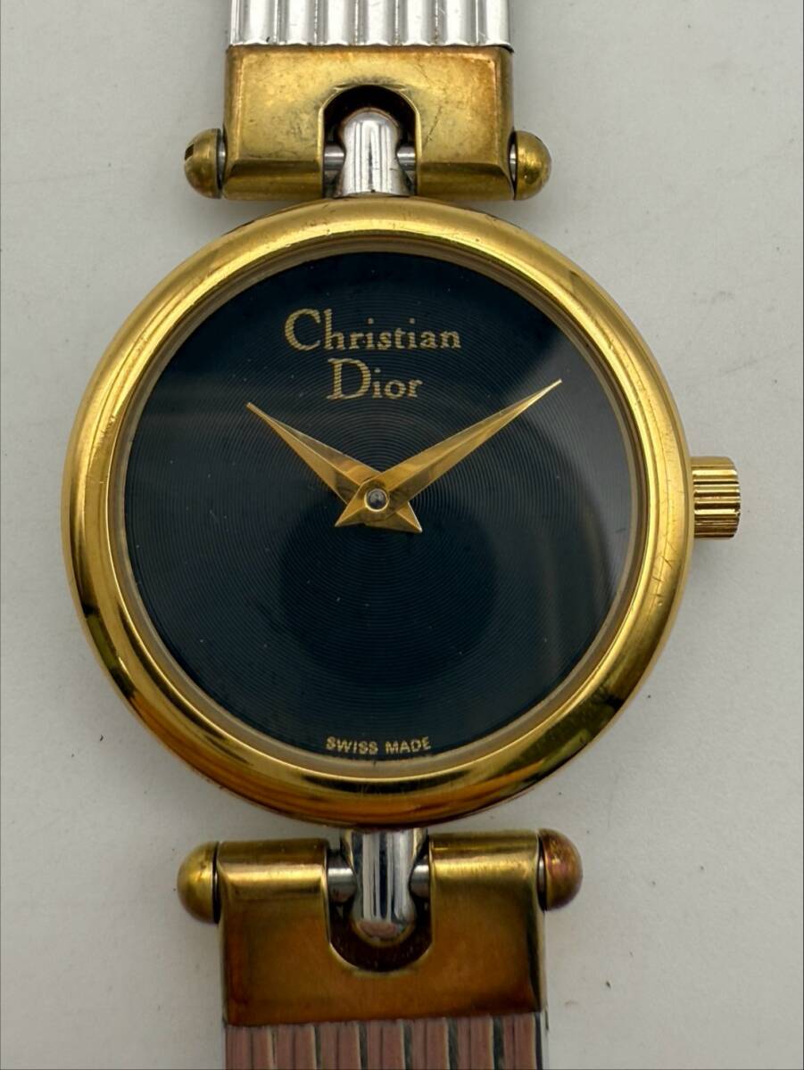 【1円スタート】ChristianDior クリスチャン・ディオール ヴィンテージ・ブランド腕時計 Swiss 3025