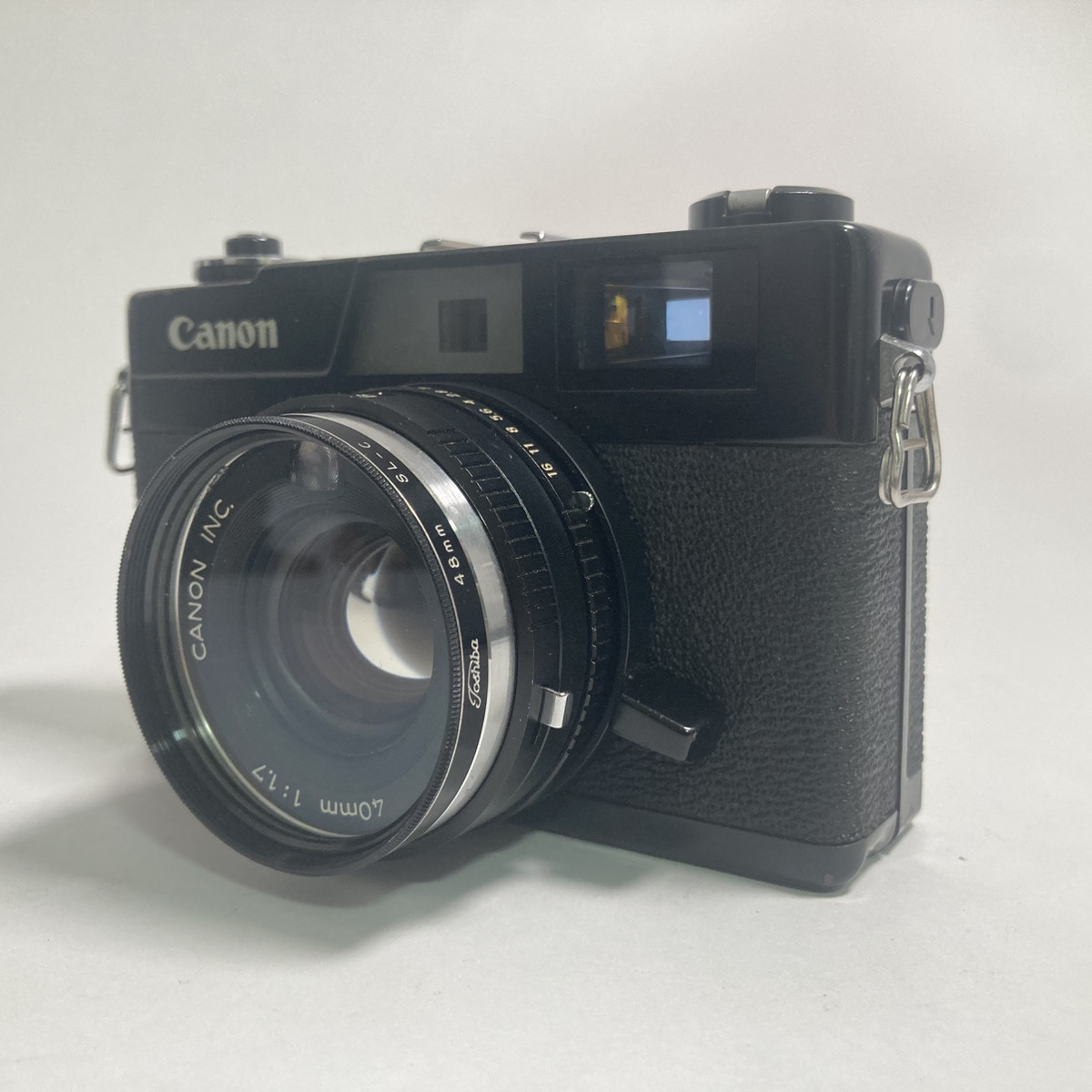 【1円スタート】Canon Canonet QL17 ブラック + 40mm F1.7 フィルムカメラ レンジファインダー キャノン