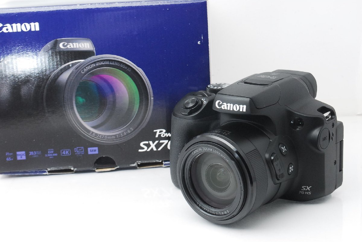 【美品】Canon キヤノン PowerShot SX70 HS 元箱付き c000187