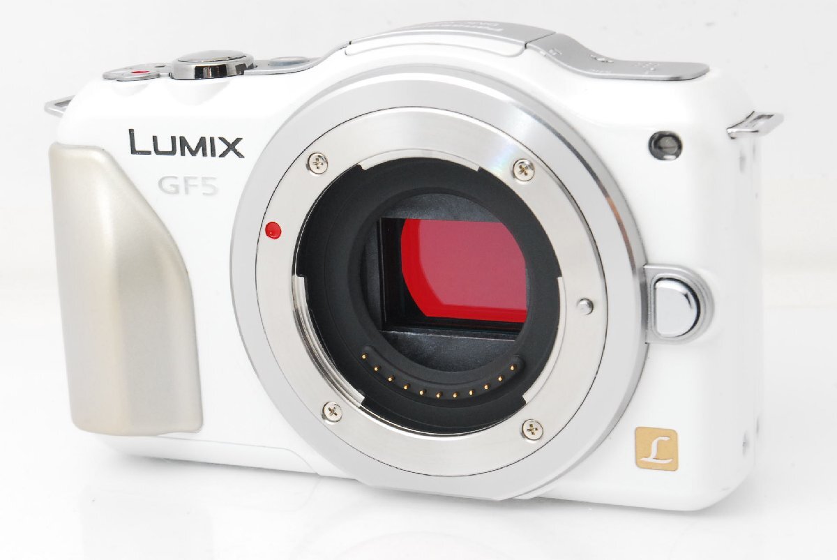 Panasonic パナソニック LUMIX DMC-GF5 シェルホワイト ボディ ショット数9257回 123