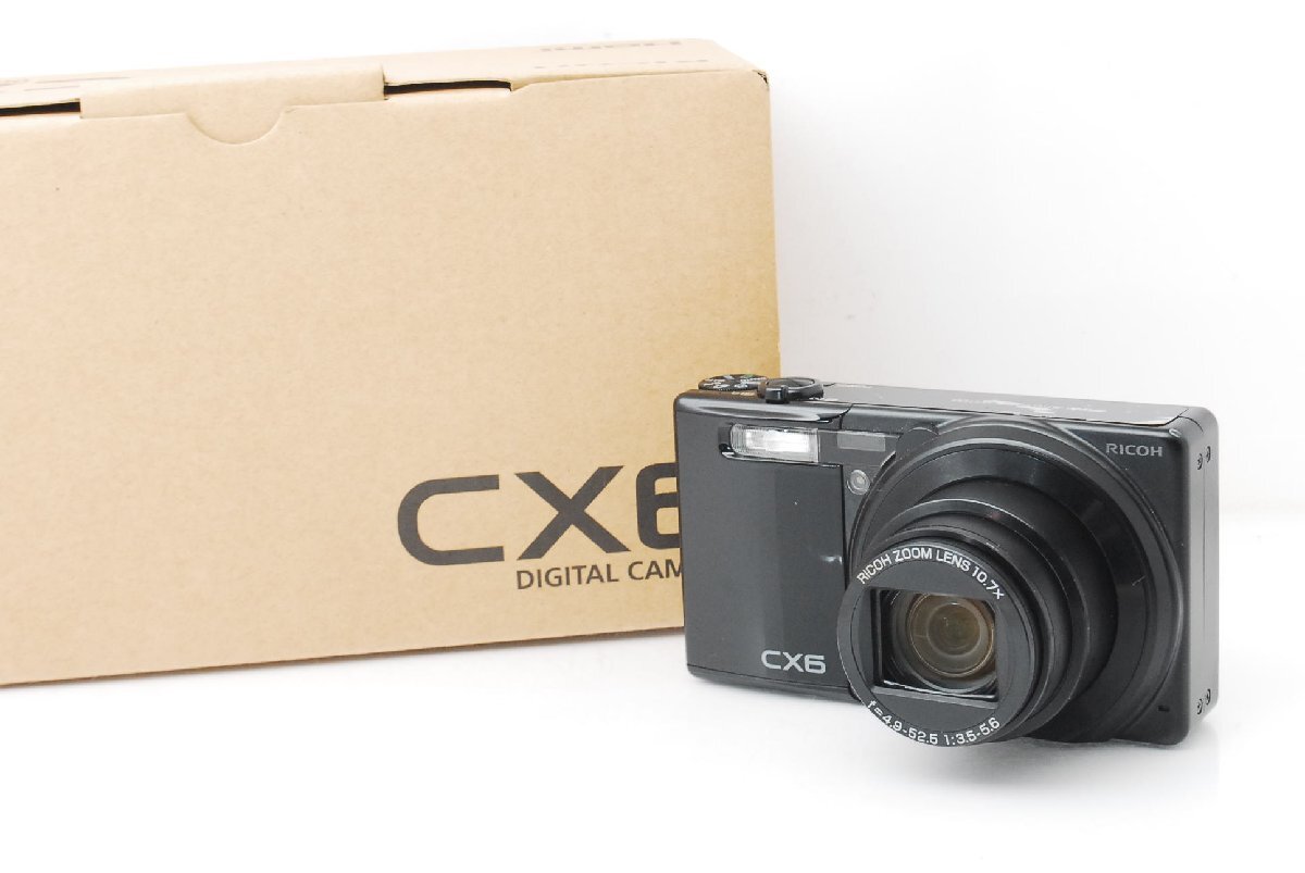 RICOH リコー CX6 ブラック ショット数417回 c000487