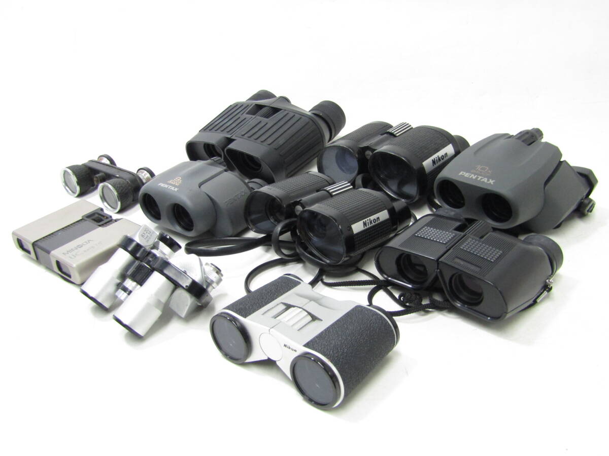 IB3216/80 双眼鏡 10点まとめ セット ニコン ペンタックス ミノルタ 他 Nikon PENTAX MINOLTA 他