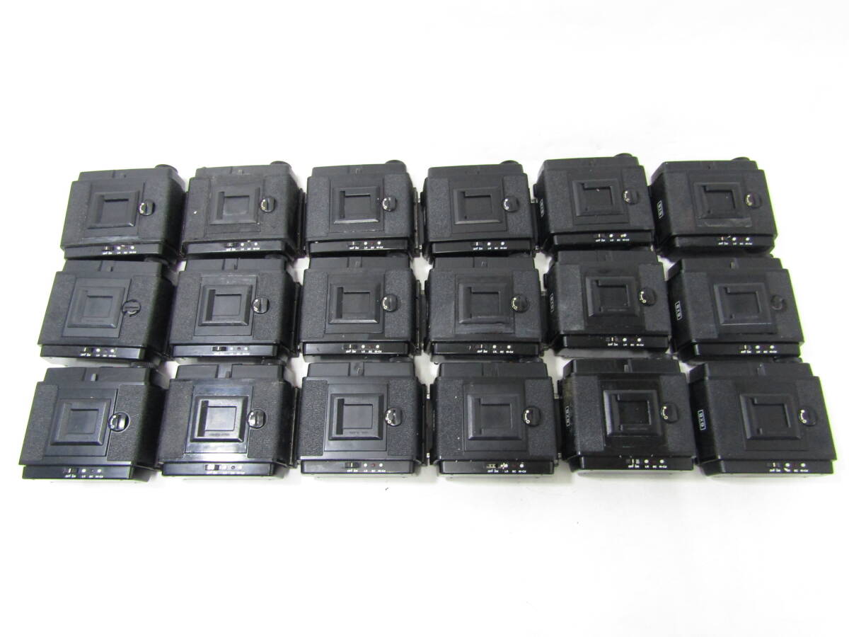 IB3217/100[同梱不可] マミヤ RB67用 6x8 フィルムバック 18点まとめ 電動バッグ フィルムホルダー 中判カメラ フィルムカメラ Mamiya