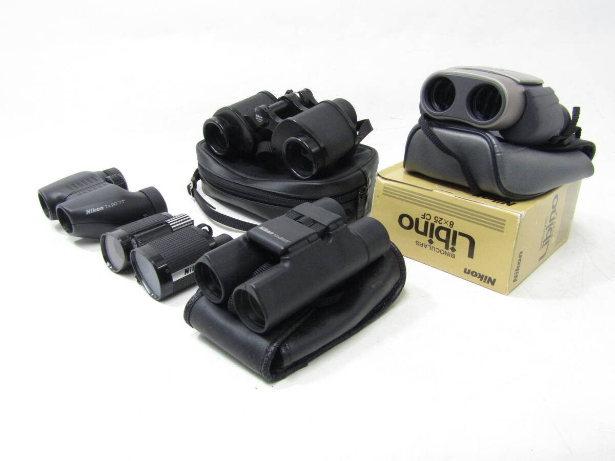 IB3262/80 ニコン 双眼鏡 5点まとめ 7x20 7.1° 6x18 8° 10x25 5° 8x30 8.3° WF 8x25 5.6° Nikon