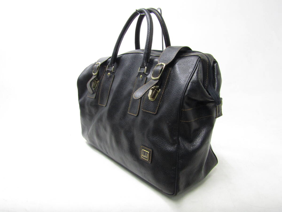 IB3267/140[同梱不可] ダンヒル ボストンバッグ ハンドバッグ ブラック 黒 dunhill
