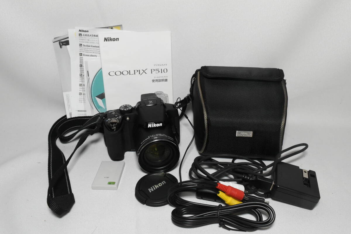 Nikon　ニコン　COOLPIX　P510　クールピクス　デジタルカメラ　デジカメ　ケース付き