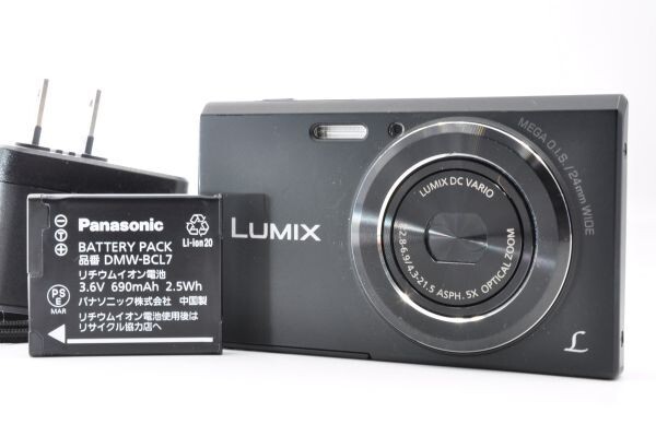Panasonic LUMIX DMC-FH10 パナソニック デジカメ ブラック 動作品 美品 #aa0500