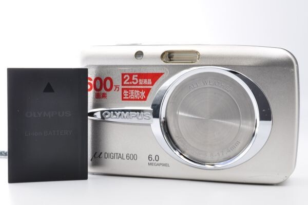 OLYMPUS μ DIGITAL 600 オリンパス ミュー デジカメ シルバー 動作品 美品 #aa0497