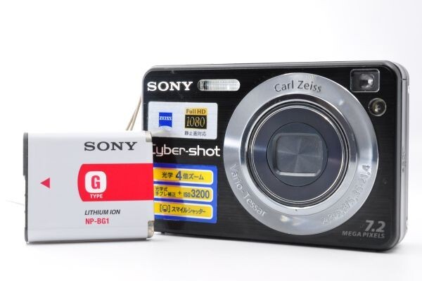 SONY Cyber-shot DSC-W120 ソニー デジカメ ブラック 動作品 美品 #aa0496